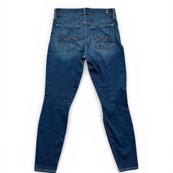 7 For All Mankind / Dark Blue Denim Jeans - Picture 3 of 9